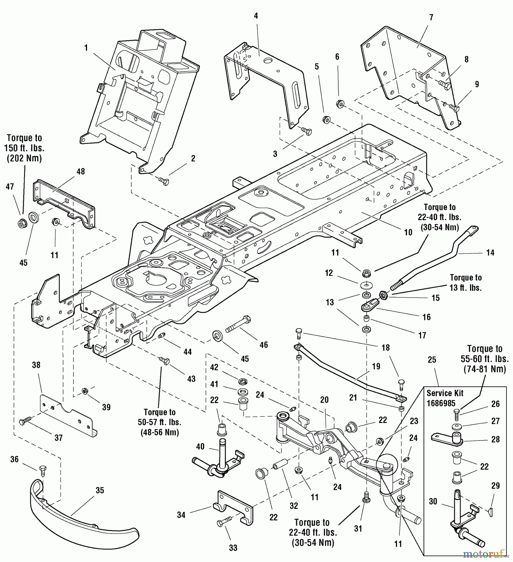  Snapper Rasen- und Gartentraktoren YT1850 (1694369 & 2690068) - Snapper 50