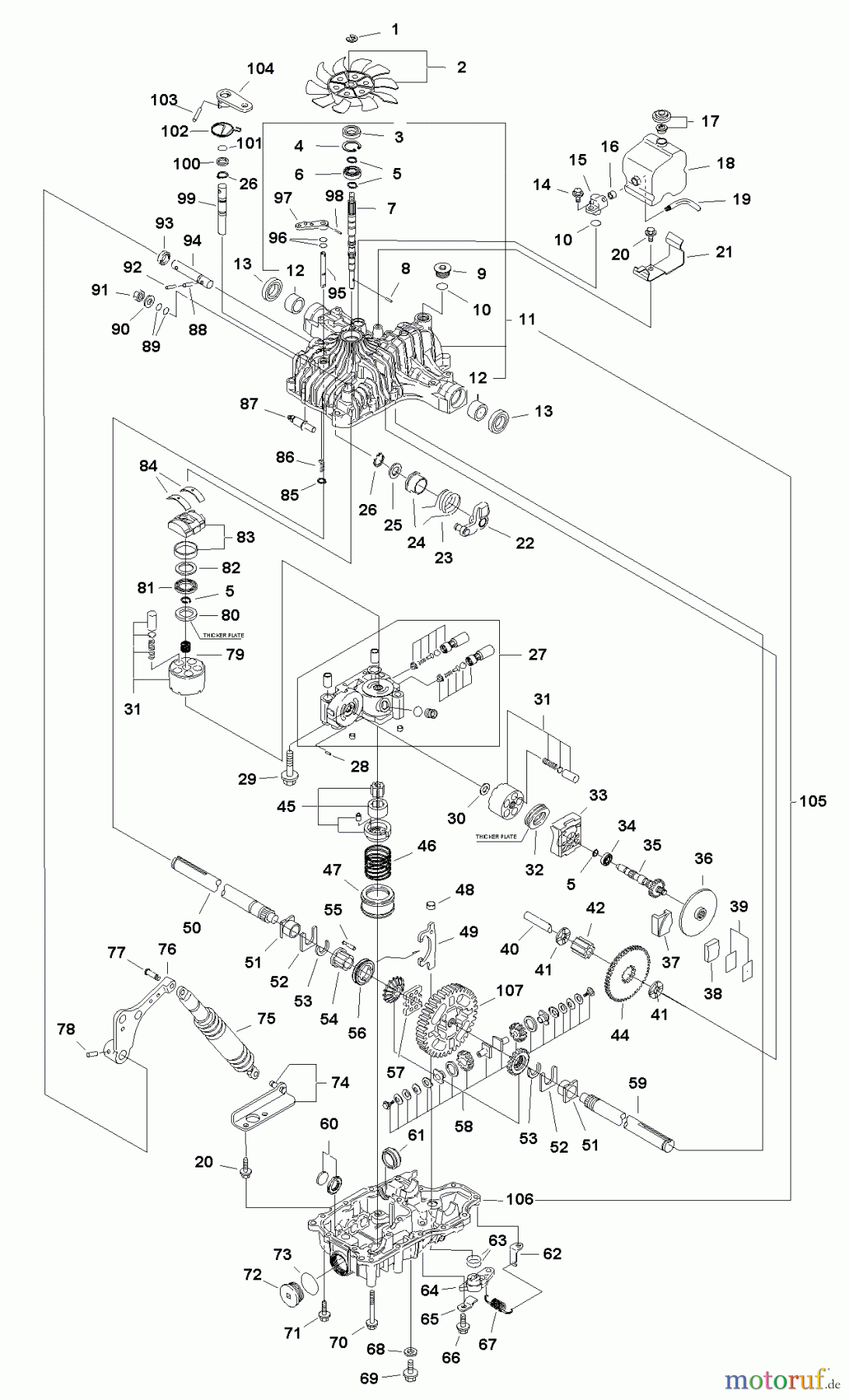  Snapper Rasen- und Gartentraktoren YT22500 (2690269) - Snapper 50