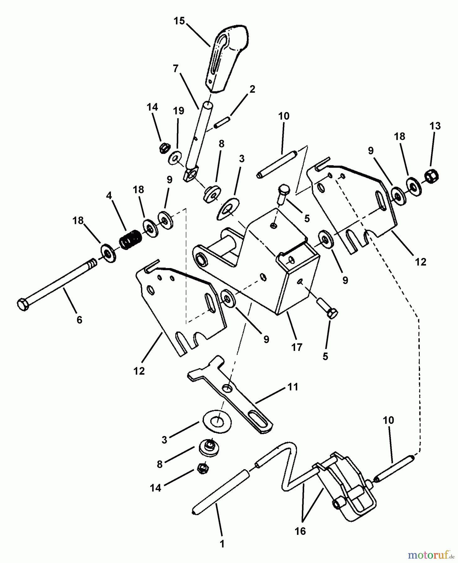  Snapper Rasenmäher für Großflächen SPLH140KW (84336) - Snapper Wide-Area Walk-Behind Mower, 14 HP, Hydro Drive, Loop Handle, Series 0 Tracking Control Assembly