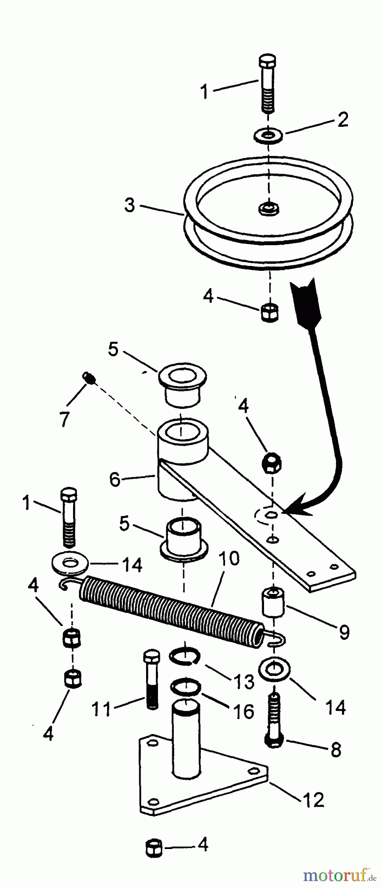  Snapper Nullwendekreismäher, Zero-Turn ZF2200K (82371) - Snapper 22 HP Zero-Turn Mower, Out Front, Z-Rider Series 0 Spring Loaded Idler Assemblies