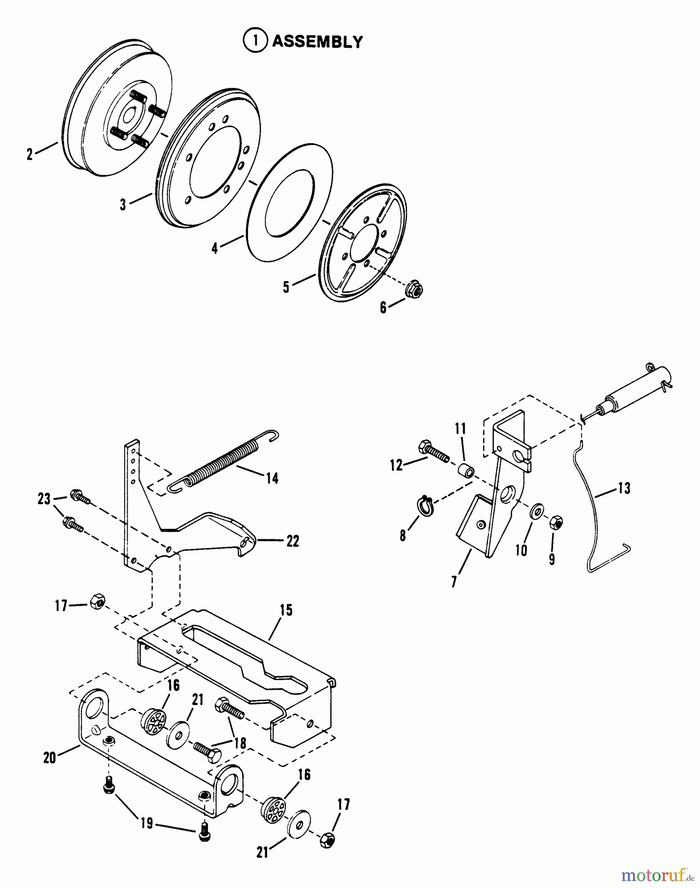  Snapper Zubehör. Rasenmäher 7060947 - Snapper Bag N-Wagon, 30 Bushel 250814BE Rear Engine Rider Series 14 Smooth Clutch Assembly