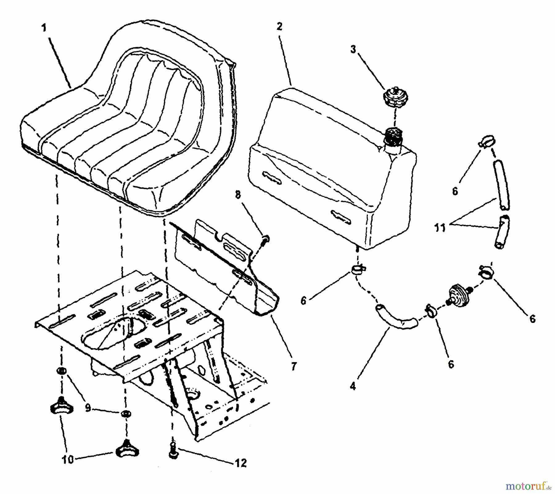  Snapper Zubehör. Rasenmäher 7060947 - Snapper Bag N-Wagon, 30 Bushel M280921B (84577) 28