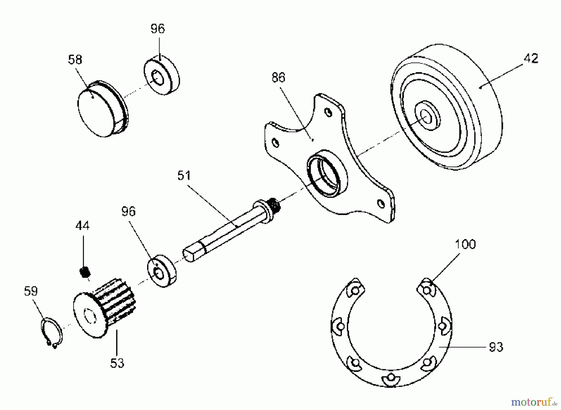  Tanaka Sonstiges PB-SE802 - Tanaka Moby 35cc PowerBoard Clutch Drum & Mounting Ring