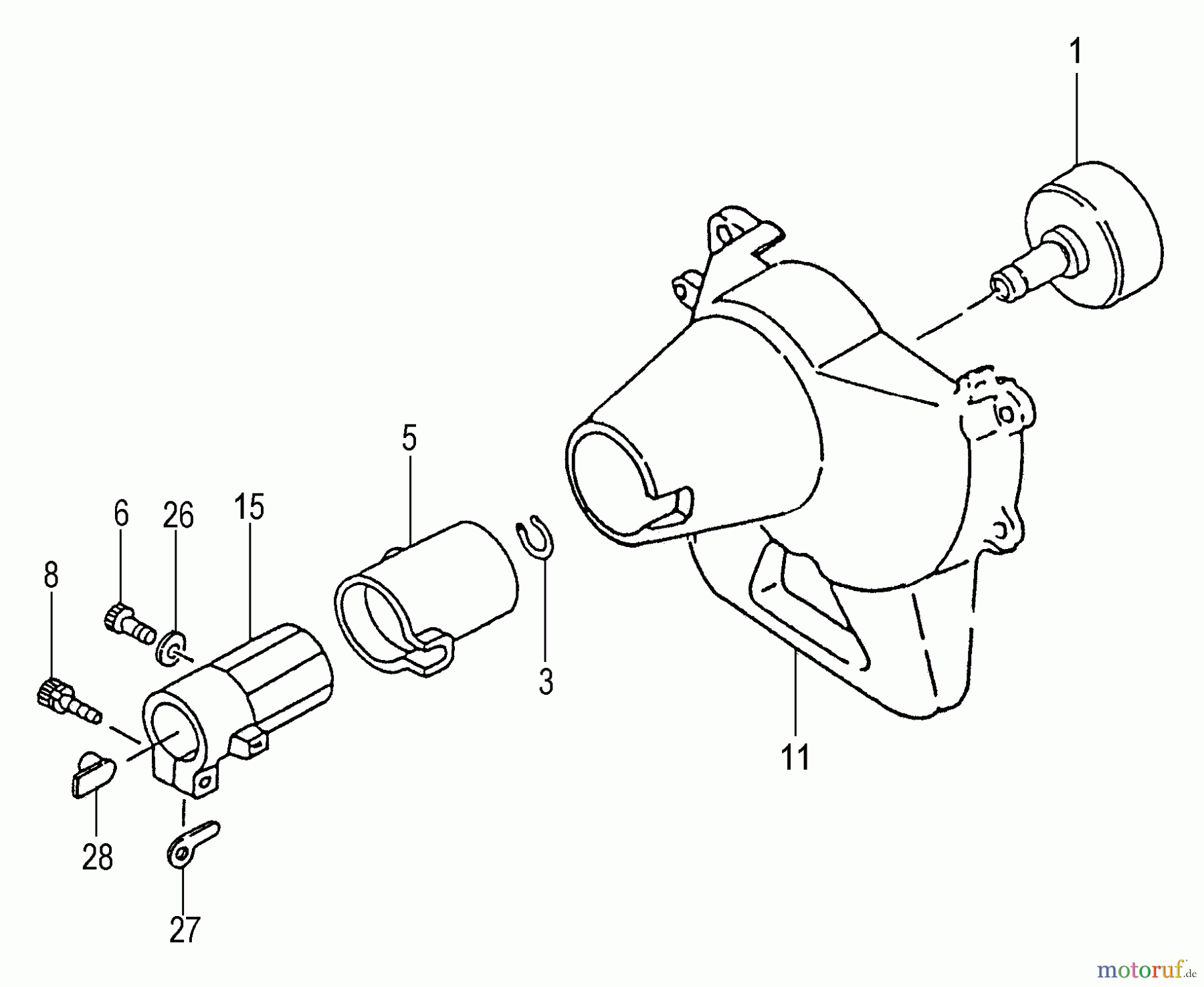  Tanaka Trimmer, Motorsensen TBC-300SDH - Tanaka Grass Trimmer / Brush Cutter Fan Case & Clutch Drum