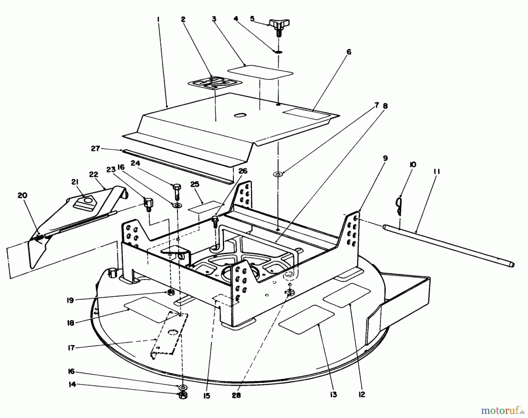 Toro Neu Mowers, Deck Assembly Only 30133 - Toro 32
