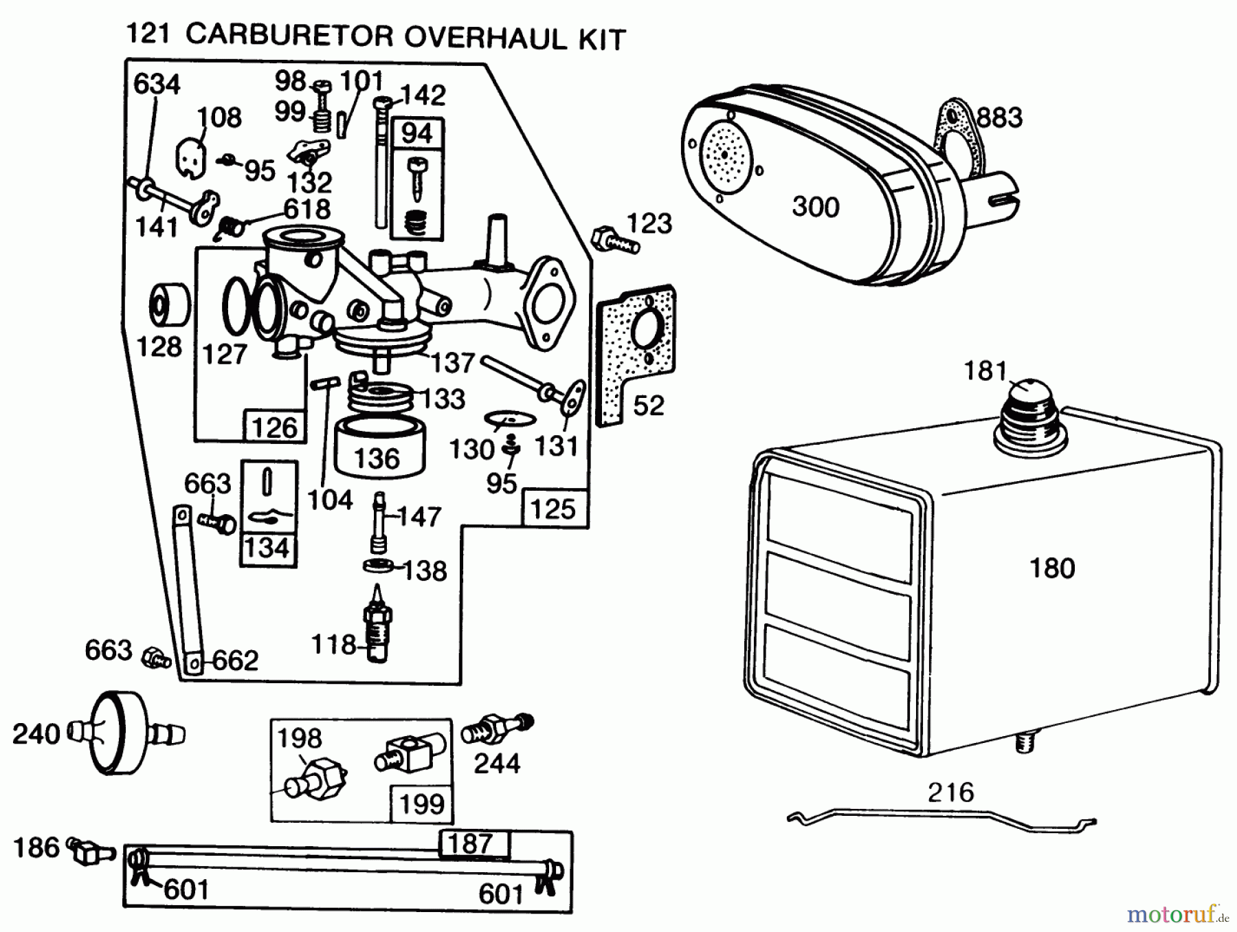  Toro Neu Mowers, Drive Unit Only 30111 - Toro Mid-Size Proline Gear Traction Unit, 11 hp, 1984 (4000001-4999999) BRIGGS & STRATTON MODEL NO. 253706-0152-01 #3