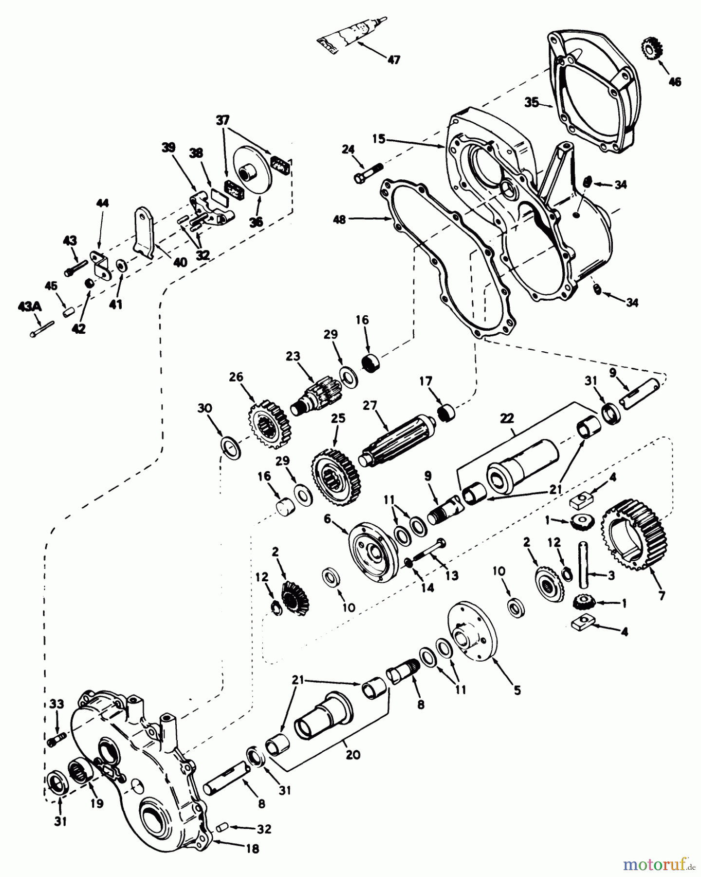  Toro Neu Mowers, Deck Assembly Only 30544 (117/120) - Toro 44