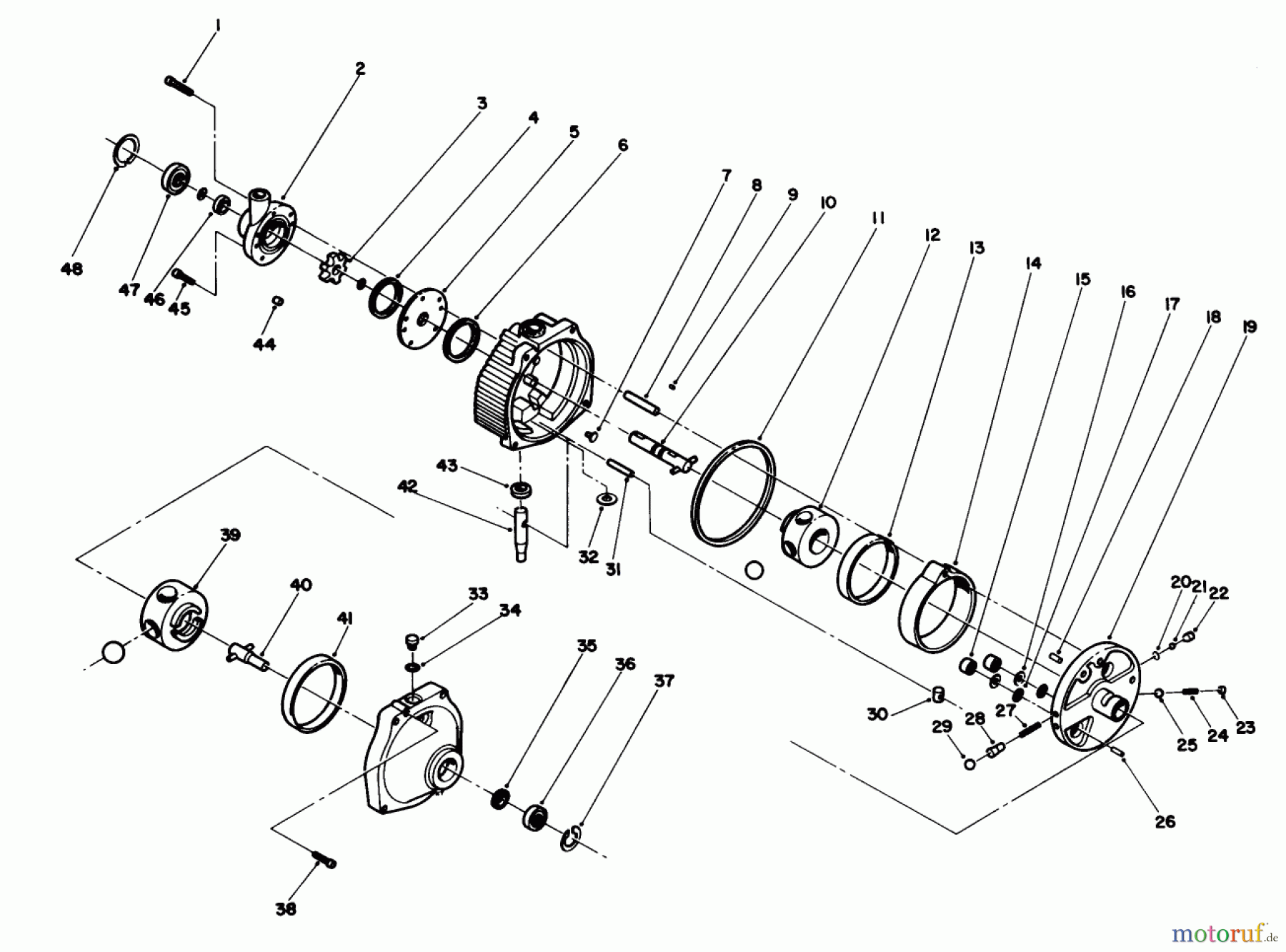  Toro Neu Mowers, Deck Assembly Only 30544 (120) - Toro 44