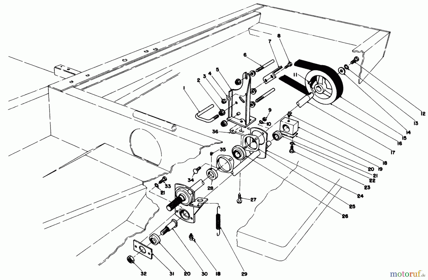 Toro Neu Mowers, Deck Assembly Only 30555 (200) - Toro 52