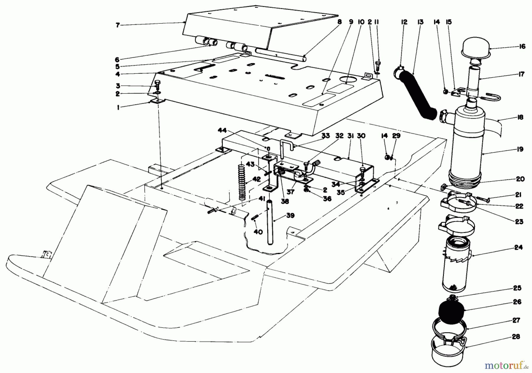 Toro Neu Mowers, Deck Assembly Only 30555 (200) - Toro 52