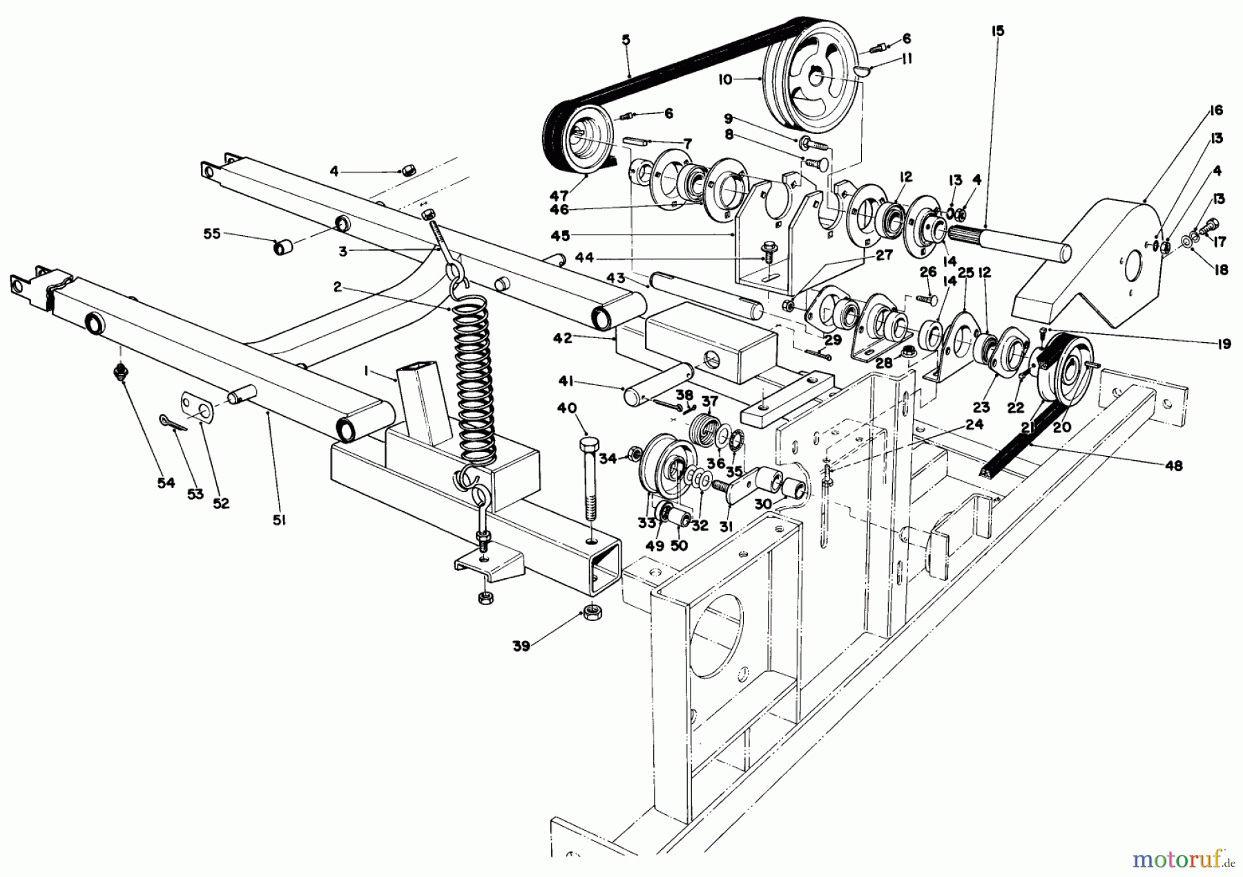 Toro Neu Mowers, Deck Assembly Only 30555 (200) - Toro 52