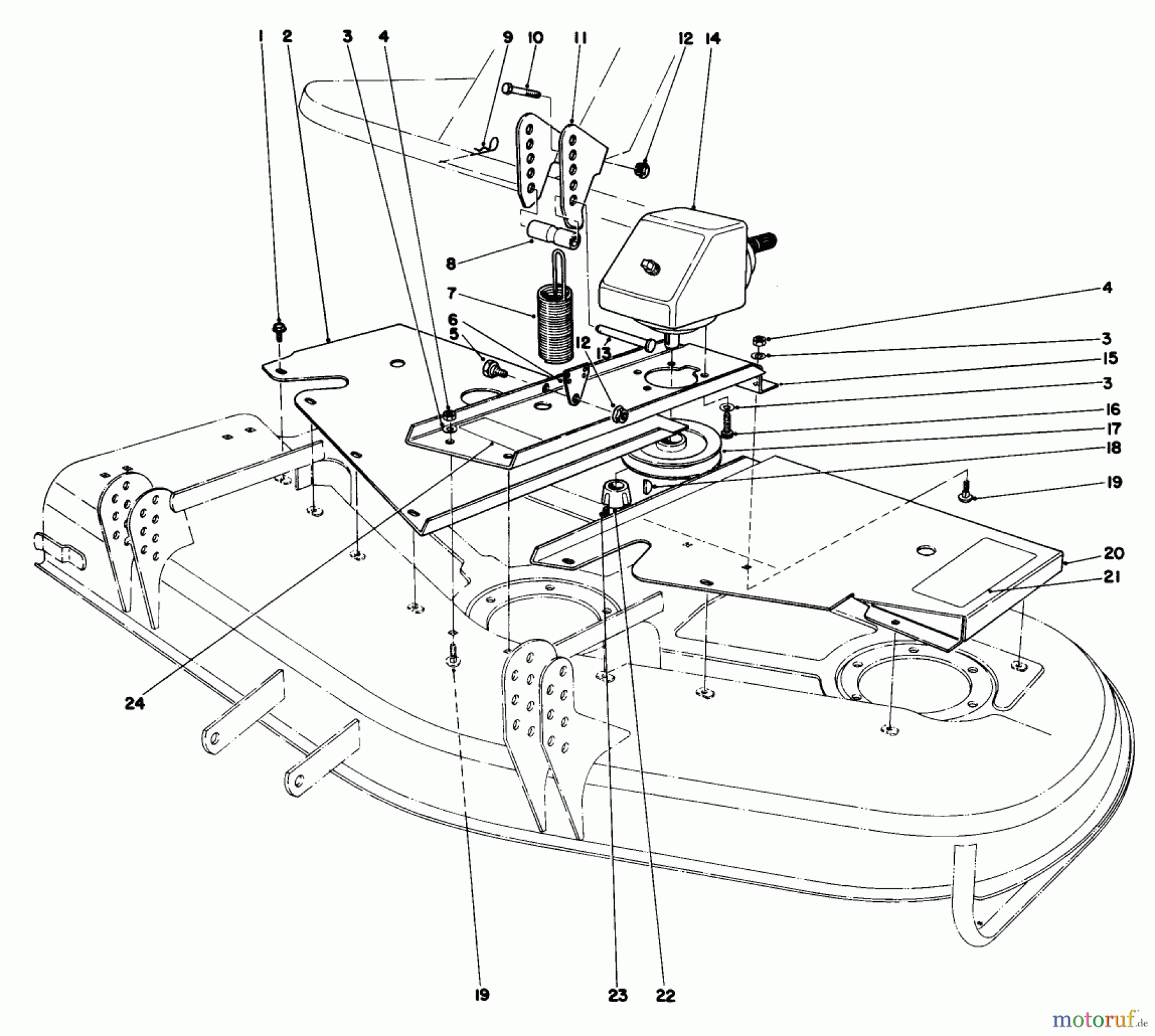  Toro Neu Mowers, Deck Assembly Only 30575 - Toro 72