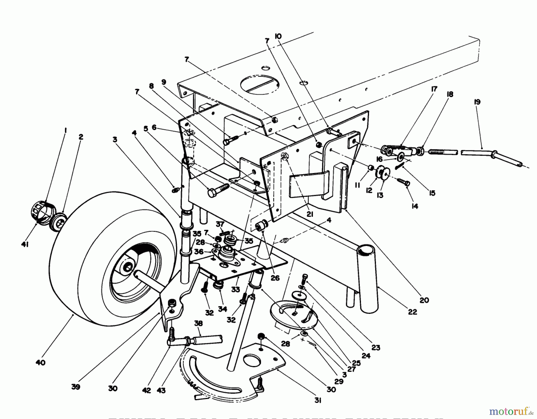 Toro Neu Mowers, Deck Assembly Only 55660 - Toro 44