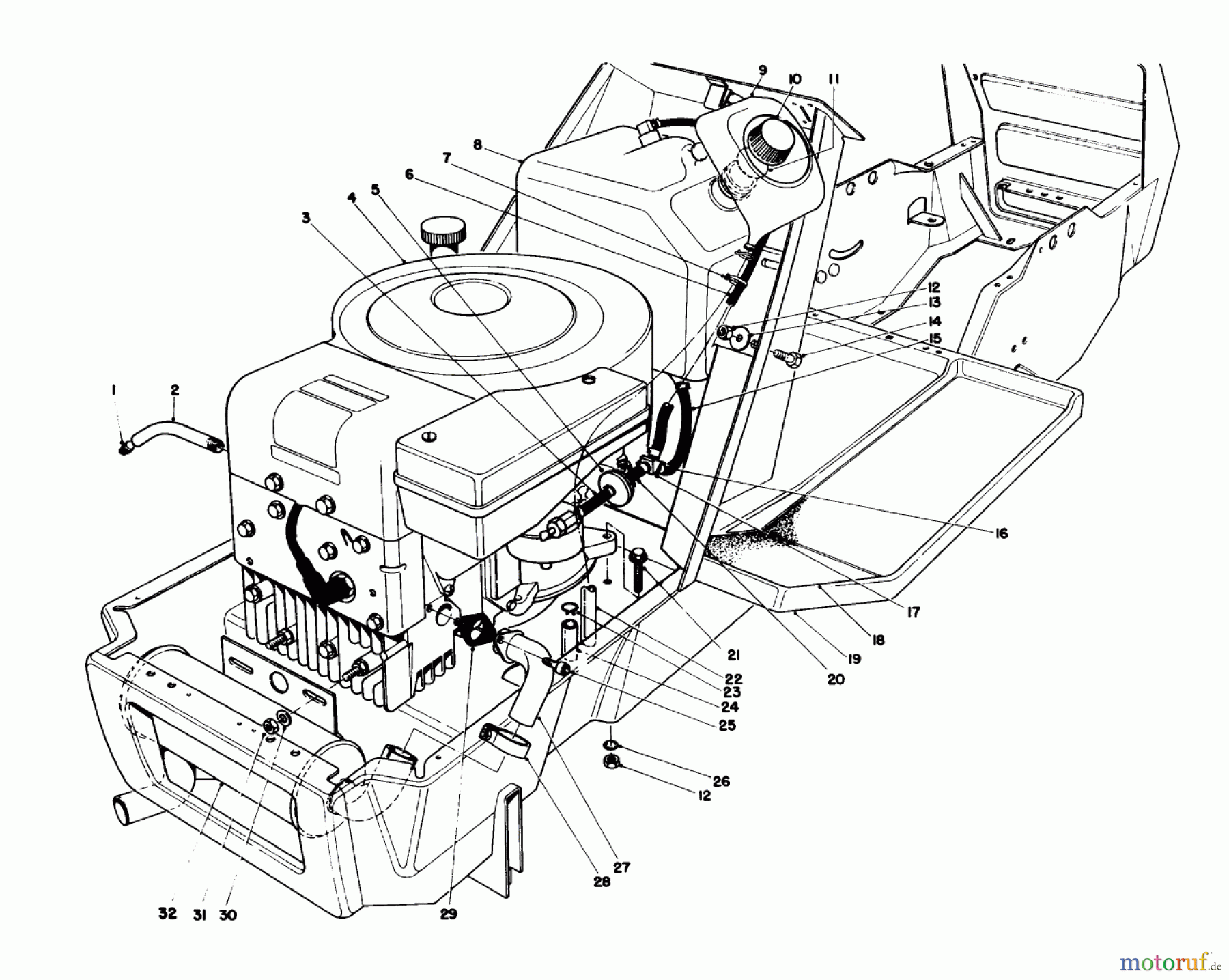 Toro Neu Mowers, Deck Assembly Only 57358 - Toro 44