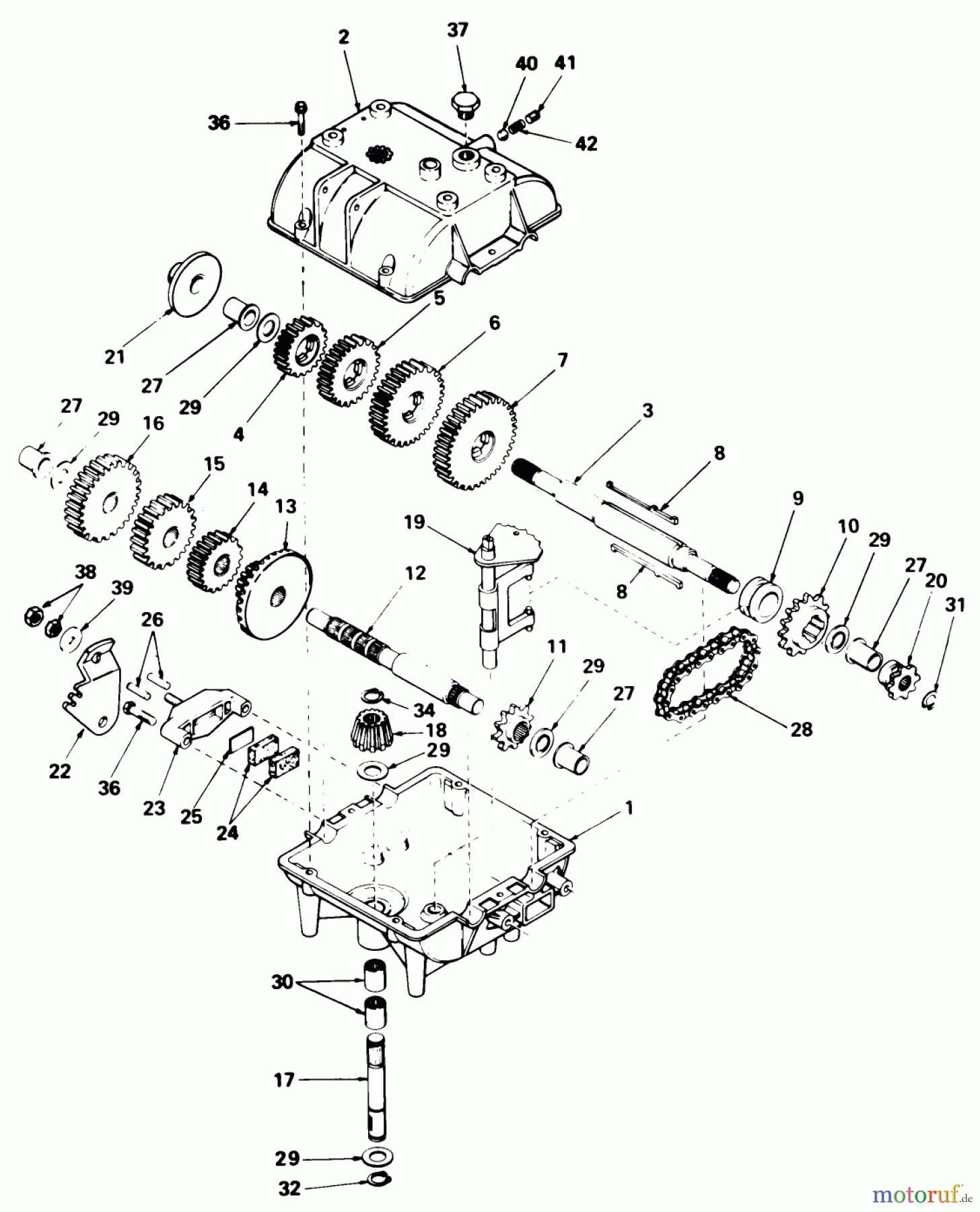 Toro Neu Mowers, Rear-Engine Rider 63-08BP01 (A-70) - Toro A-70 30