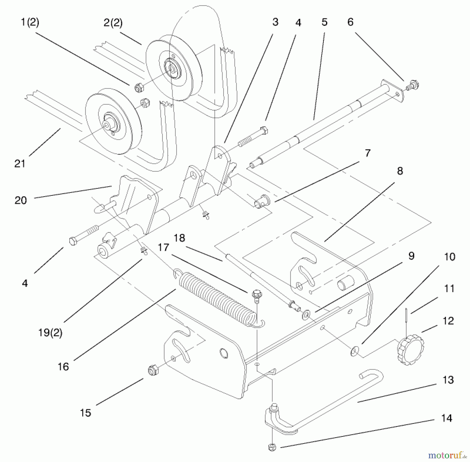 Toro Neu Mowers, Deck Assembly Only 78357 - Toro 44