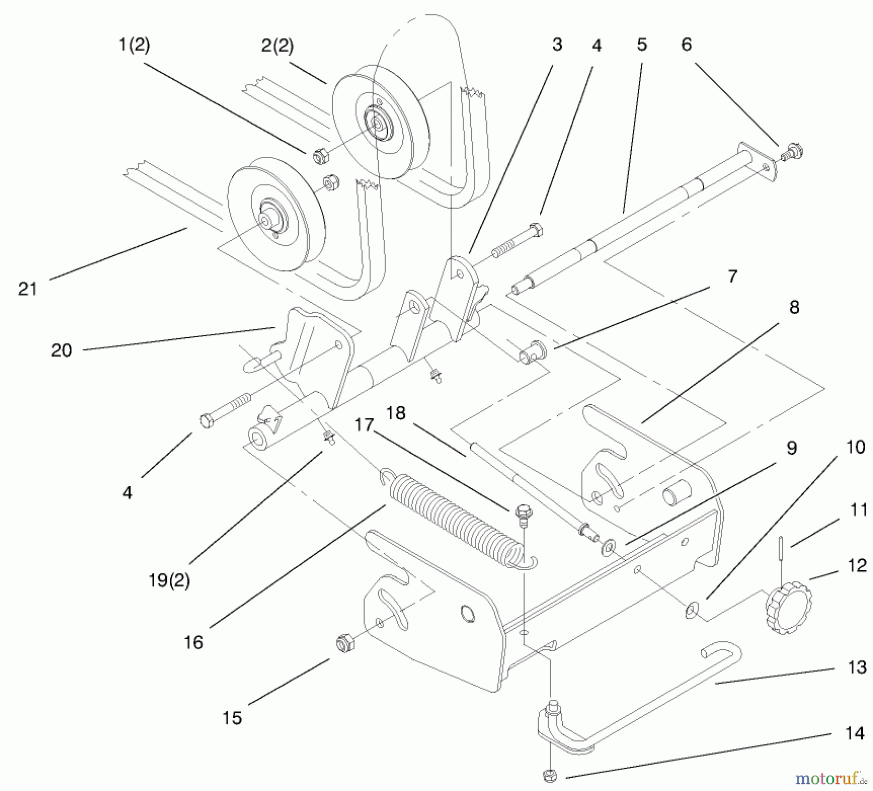  Toro Neu Mowers, Deck Assembly Only 78448 - Toro 48