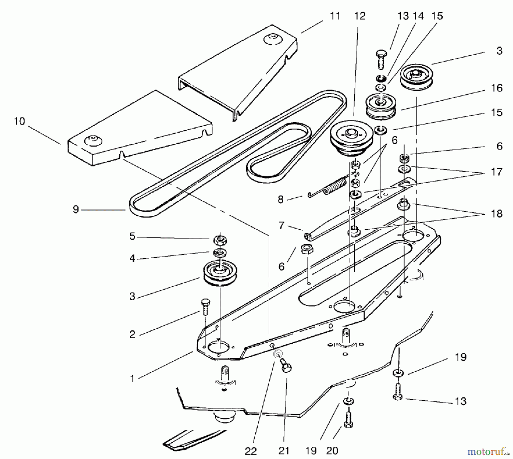  Toro Neu Mowers, Deck Assembly Only 78368 - Toro 48