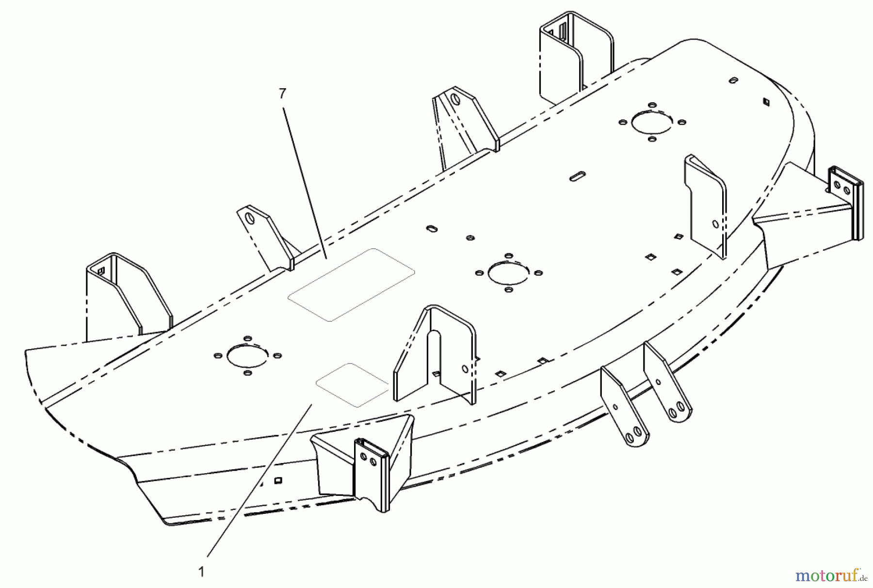  Toro Neu Mowers, Deck Assembly Only 78449 - Toro 48