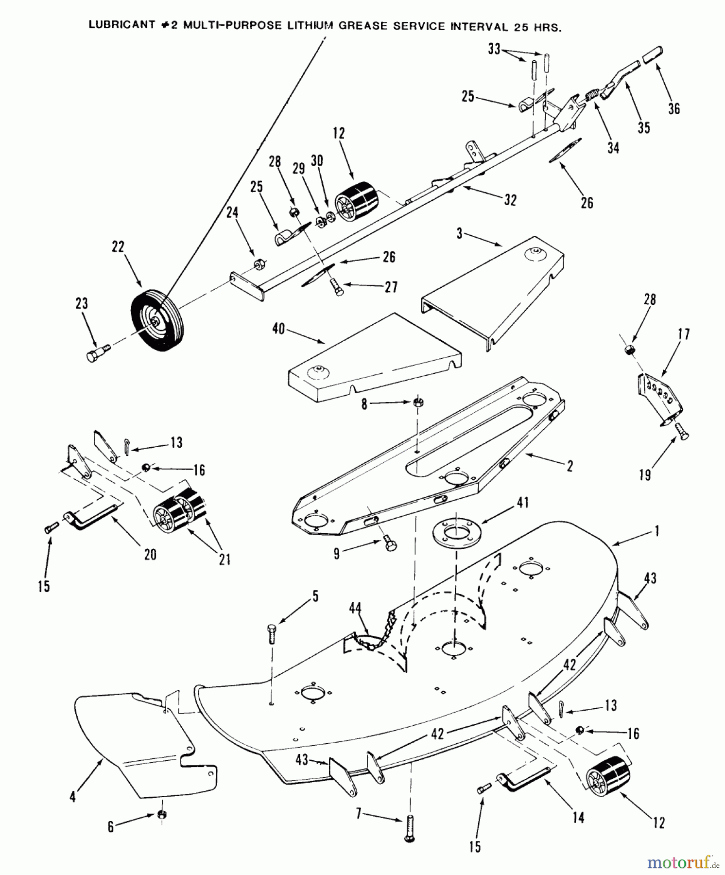  Toro Neu Mowers, Deck Assembly Only E5-42MS01 - Toro 42