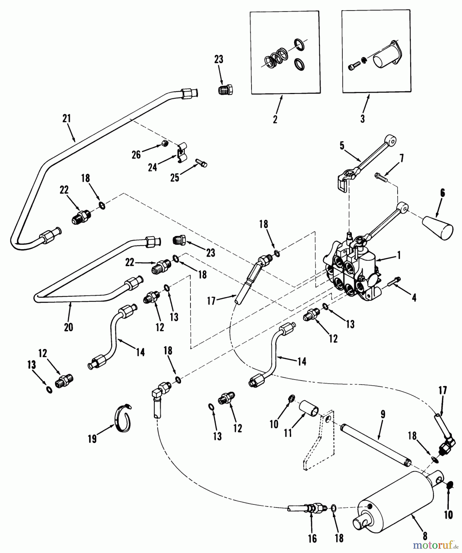  Toro Neu Mowers, Lawn & Garden Tractor Seite 2 91-16OS01 (D-160) - Toro D-160 Automatic Tractor, 1979 HYDRAULIC SYSTEM