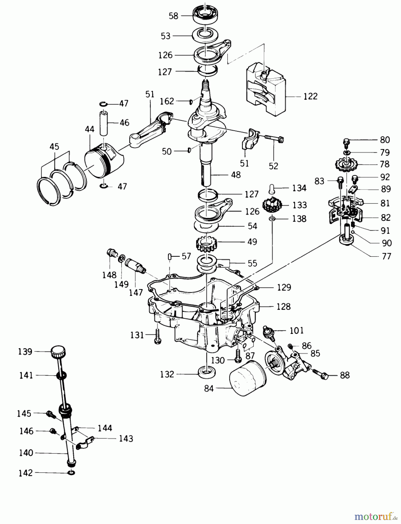  Toro Neu Mowers, Lawn & Garden Tractor Seite 1 22-13KE01 (252-H) - Toro 252-H Tractor, 1988 KAWASAKI FC540V TYPE AS-08 ENGINE #2