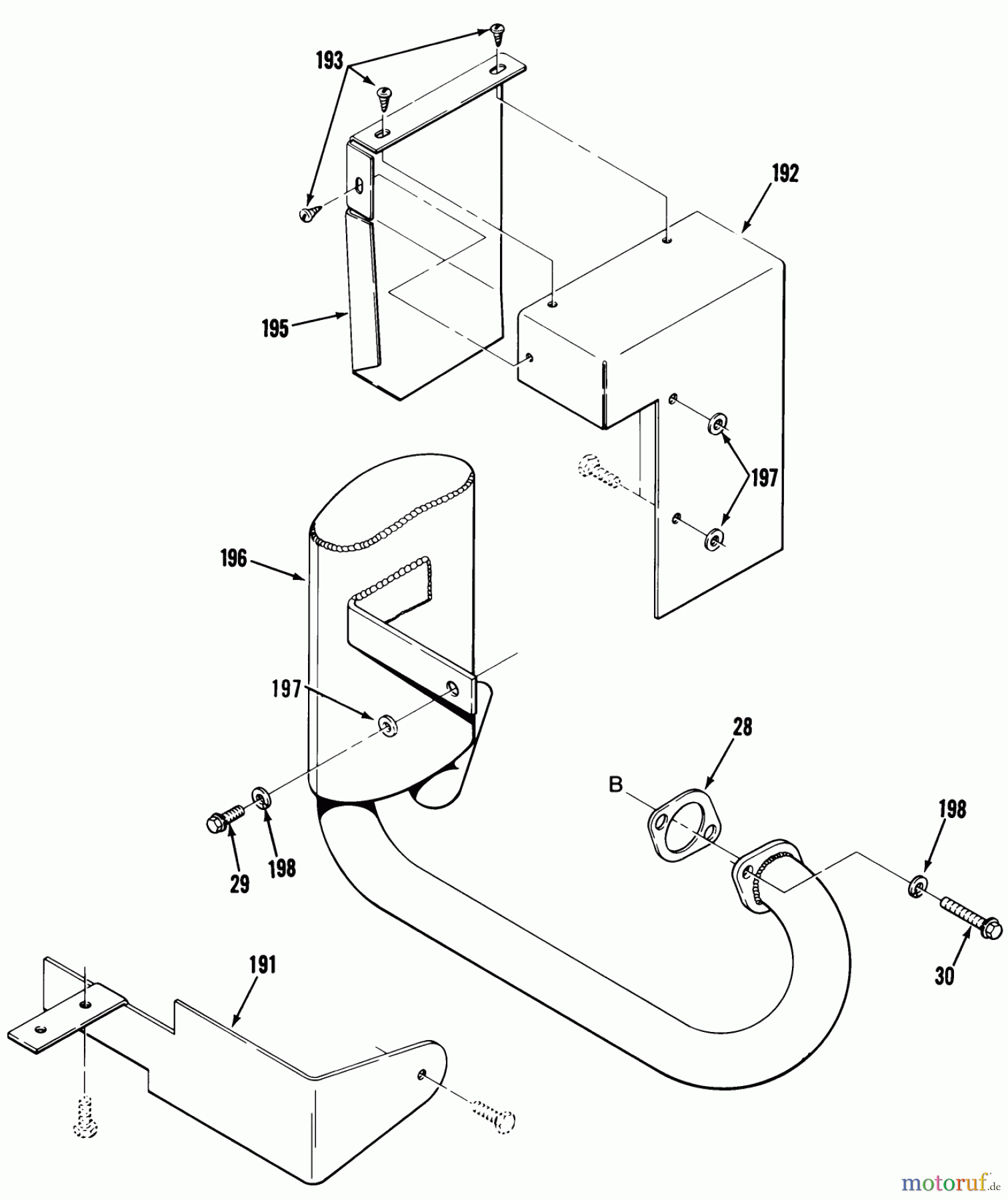  Toro Neu Mowers, Lawn & Garden Tractor Seite 1 32-11BX02 (211-5) - Toro 211-5 Tractor, 1988 MUFFLER AND EXHAUST