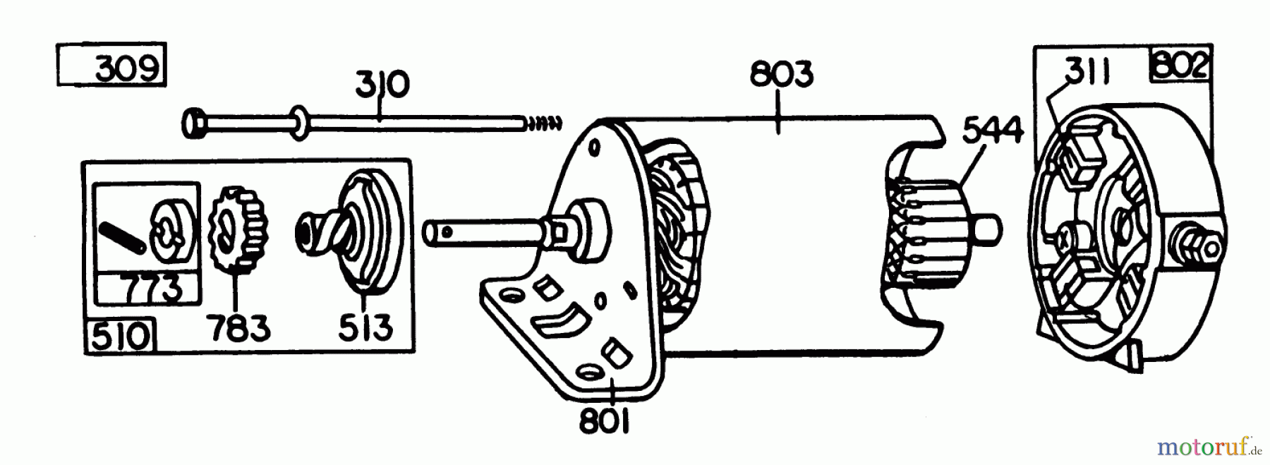 Toro Neu Mowers, Lawn & Garden Tractor Seite 1 57300 (8-32) - Toro 8-32 Front Engine Rider, 1981 (1000001-1999999) BRIGGS & STRATTON MODEL 252707-0223-01, ENGINE BRIGGS & STRATTON MODEL 252707-0177-01 (MODEL 57360)