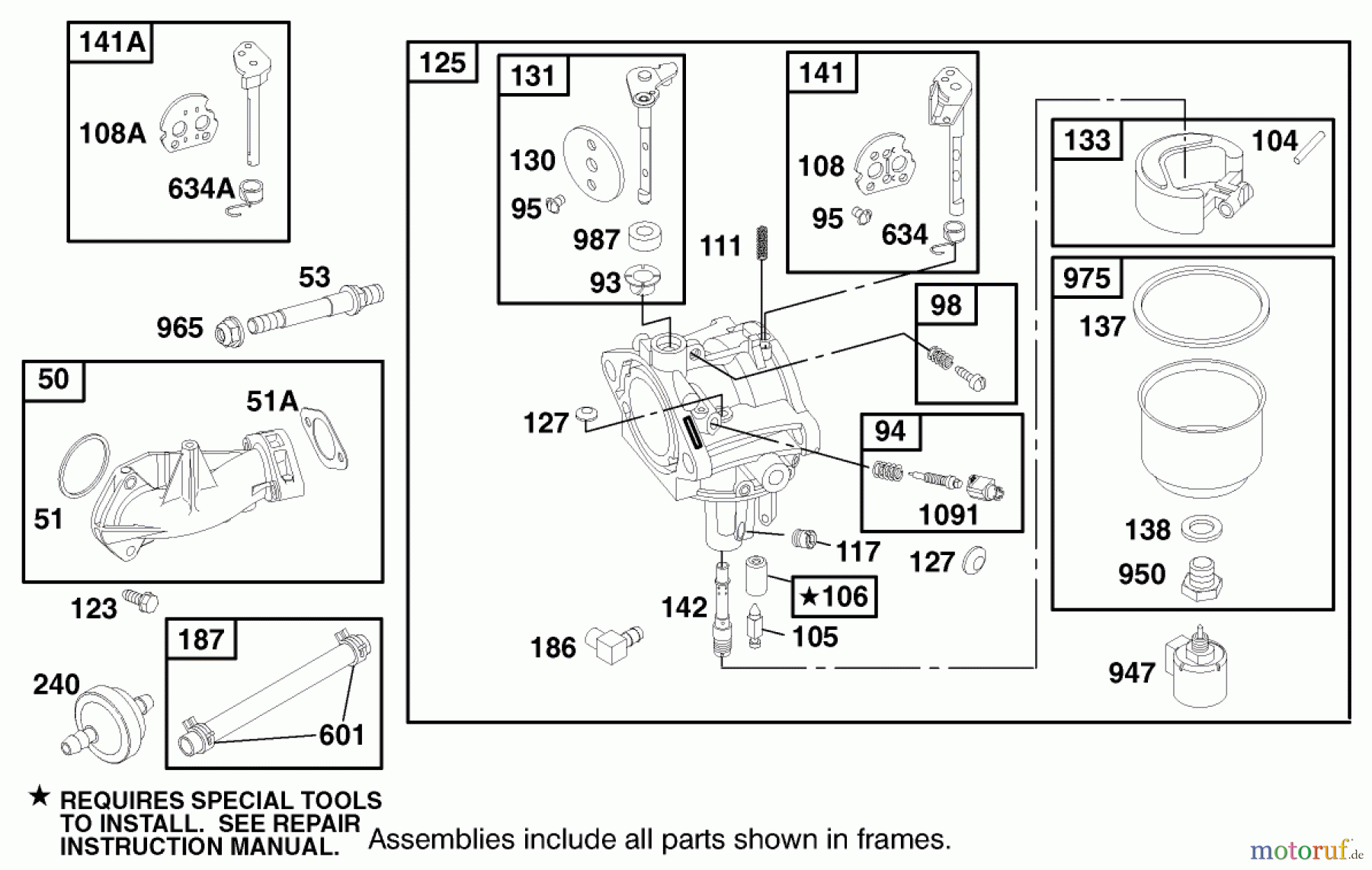 Toro Neu Mowers, Lawn & Garden Tractor Seite 1 71223 (16-38XL) - Toro 16-38XL Lawn Tractor, 2000 (200000001-200999999) ENGINE BRIGGS & STRATTON MODEL 28Q777-0690-E1 #4