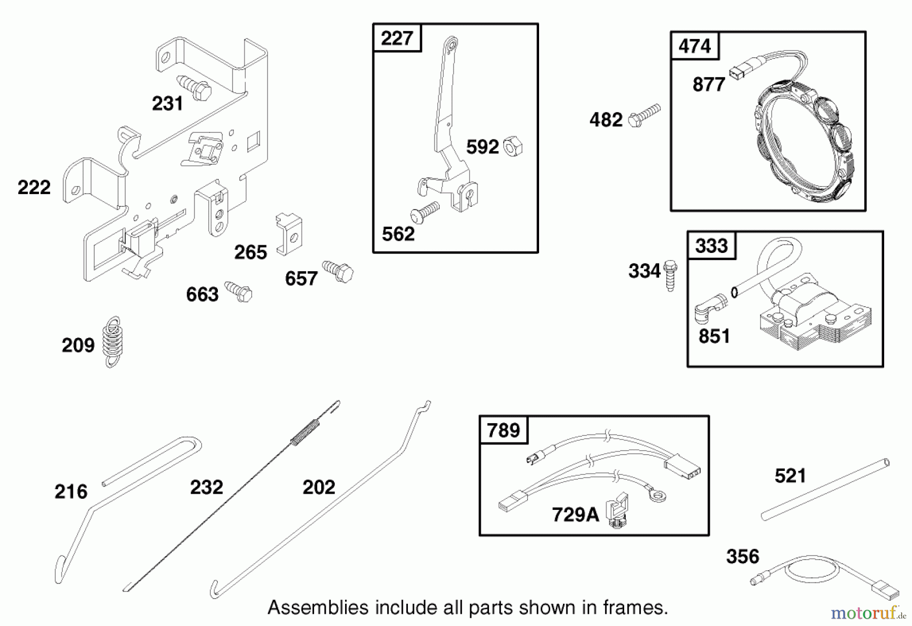  Toro Neu Mowers, Lawn & Garden Tractor Seite 1 71226 (16-38XLE) - Toro 16-38XLE Lawn Tractor, 2000 (200000001-200999999) ENGINE BRIGGS & STRATTON MODEL 28Q777-0690-E1 #6