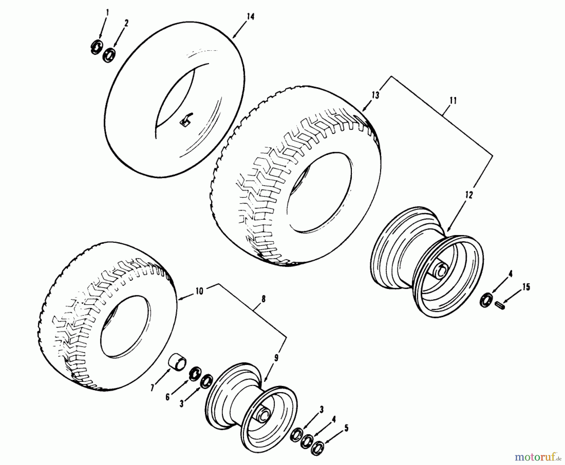  Toro Neu Mowers, Lawn & Garden Tractor Seite 1 72-08BP01 (A-90) - Toro A-90 36