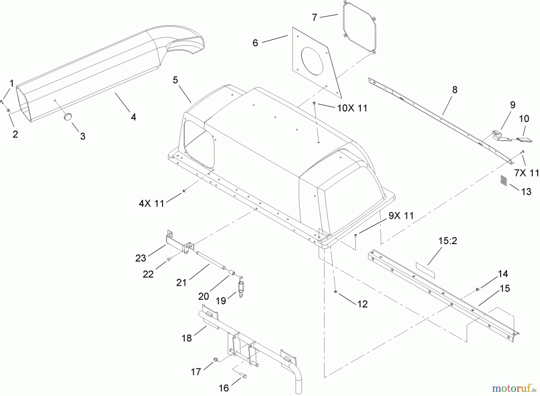  Toro Neu Accessories, Mower 79166 - Toro 48