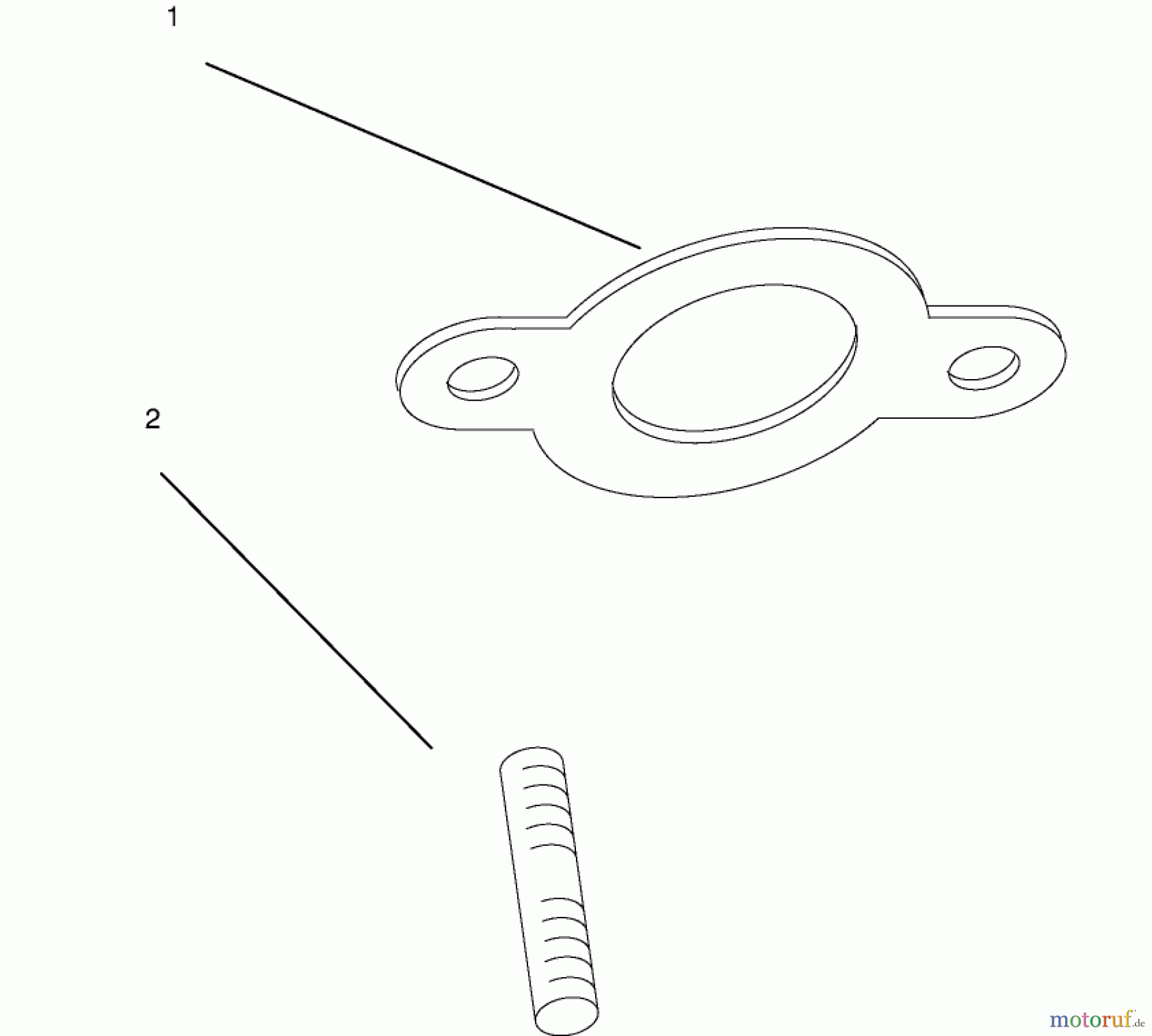  Toro Neu Mowers, Lawn & Garden Tractor Seite 1 72104 (267-H) - Toro 267-H Lawn and Garden Tractor, 1997 (7900001-7999999) EXHAUST