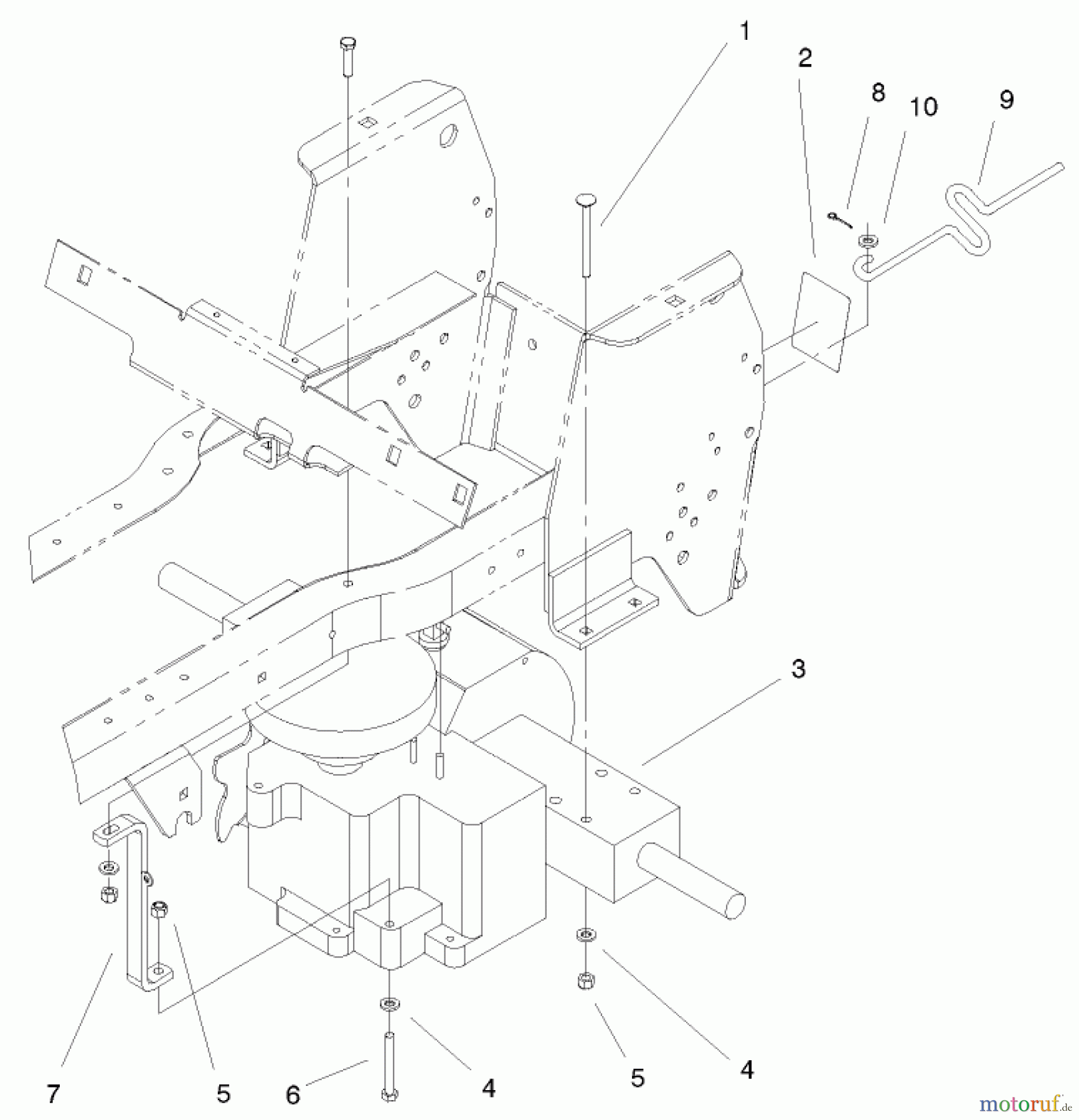 Toro Neu Mowers, Lawn & Garden Tractor Seite 1 72108 (270-H) - Toro 270-H Lawn and Garden Tractor, 2002 (220000001-220999999) HYDRO TRANSAXLE ASSEMBLY