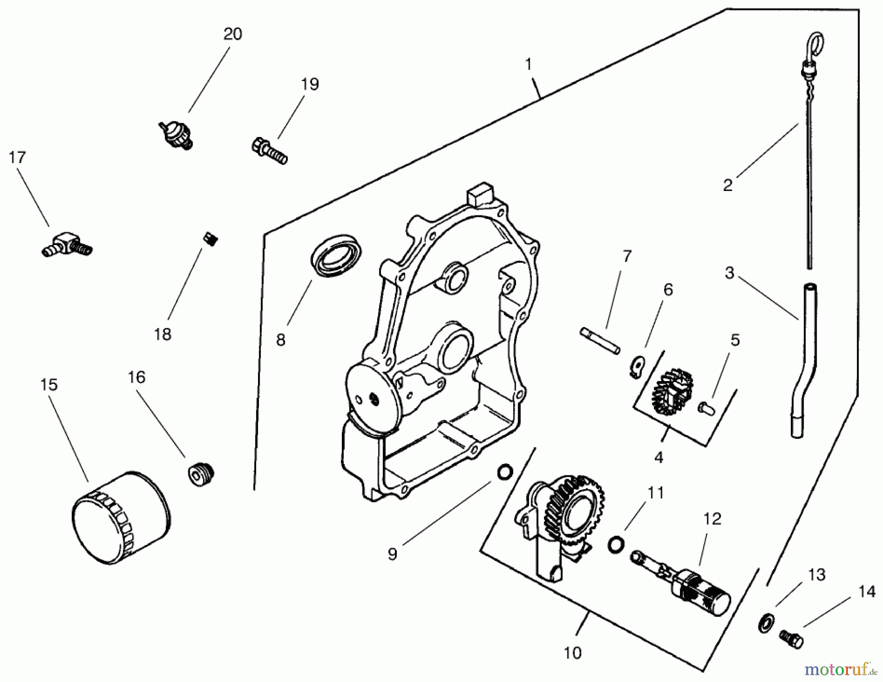  Toro Neu Mowers, Lawn & Garden Tractor Seite 1 73470 (518xi) - Toro 518xi Garden Tractor, 1998 (8900001-8999999) GROUP 3-OIL PAN LUBRICATION (MODEL 73470 ONLY)