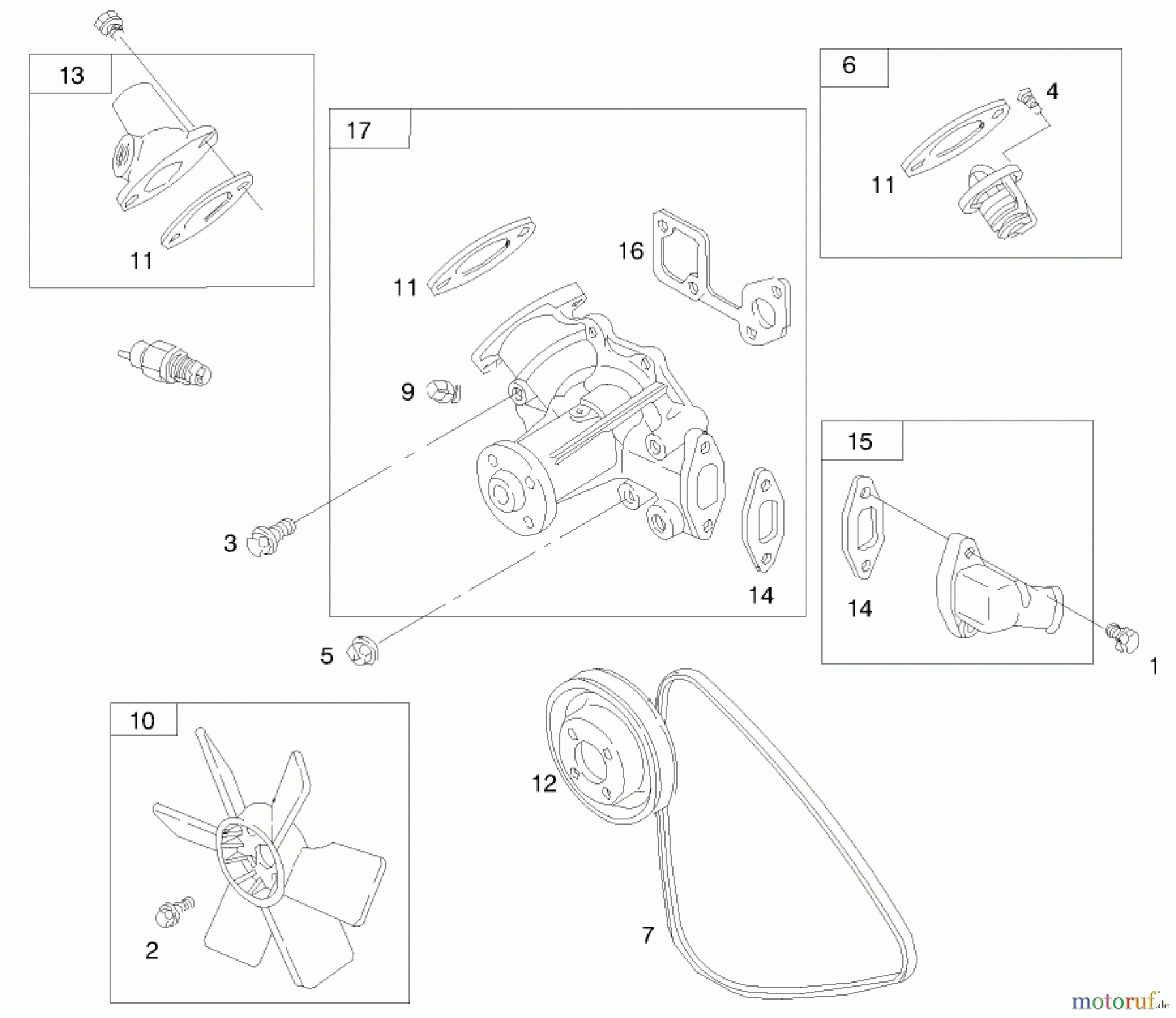 Toro Neu Mowers, Lawn & Garden Tractor Seite 1 73552 (523Dxi) - Toro 523Dxi Garden Tractor, 1999 (9900001-9999999) ENGINE ASSEMBLY (SERIAL NO. 99000001-9900130)(MODEL 73590) #9
