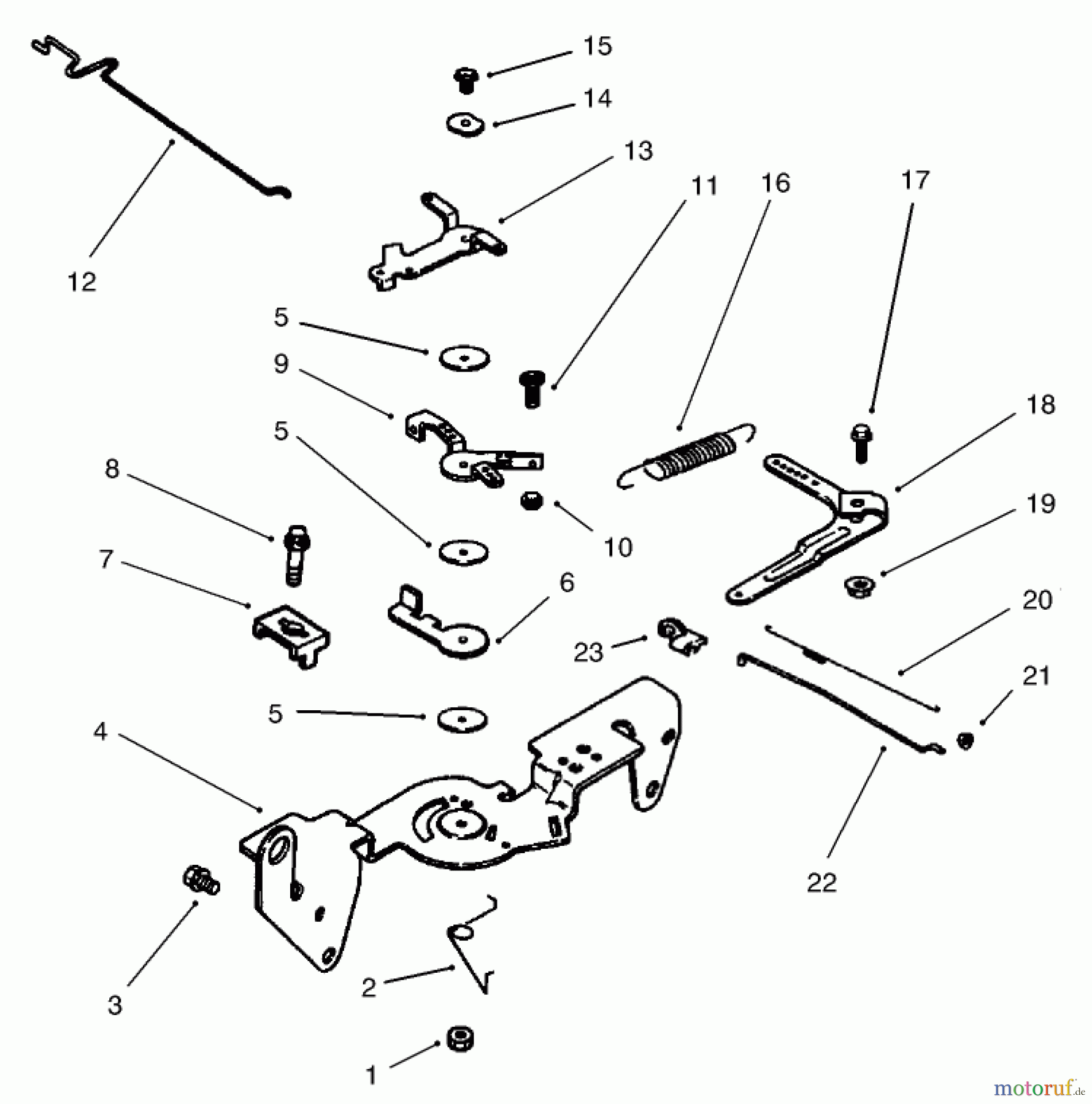  Toro Neu Mowers, Lawn & Garden Tractor Seite 1 73570 (520xi) - Toro 520xi Garden Tractor, 2003 (230000001-230999999) GROUP 9-ENGINE CONTROL ASSEMBLY