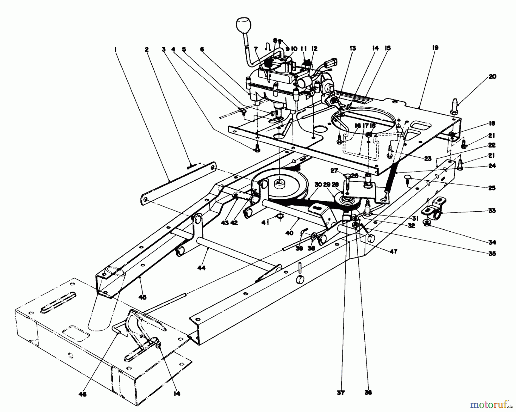 Toro Neu Mowers, Rear-Engine Rider 56022 - Toro 25