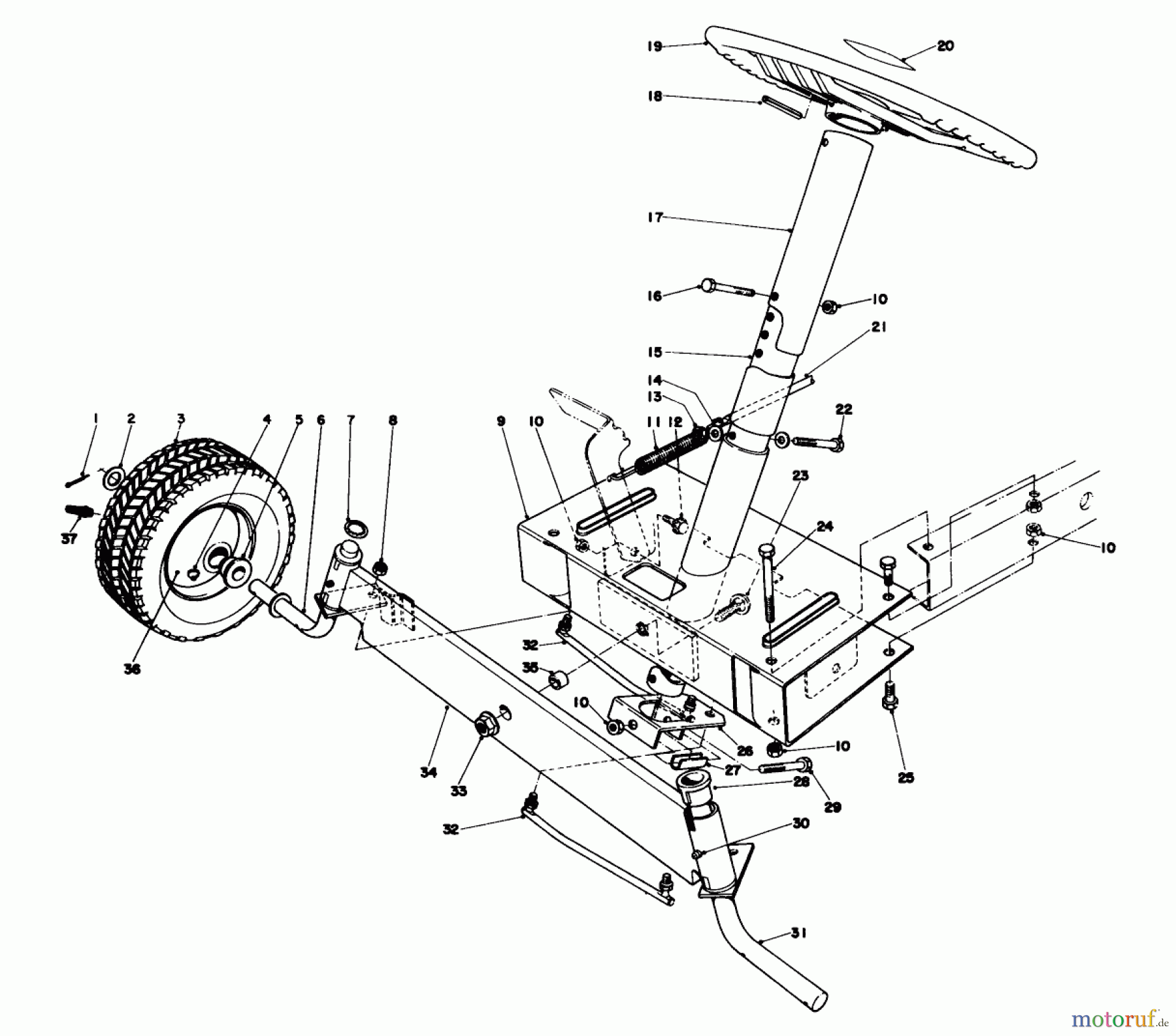 Toro Neu Mowers, Rear-Engine Rider 56033 - Toro 25