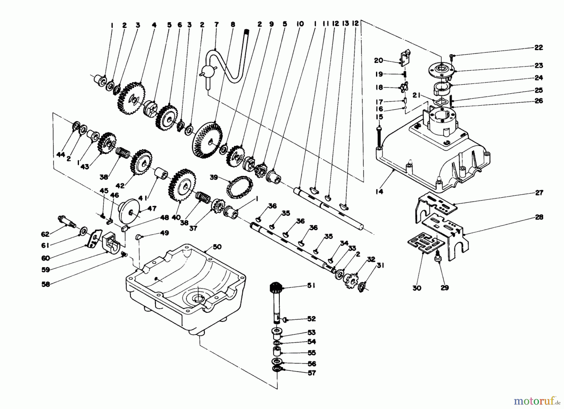 Toro Neu Mowers, Rear-Engine Rider 56044 - Toro 25