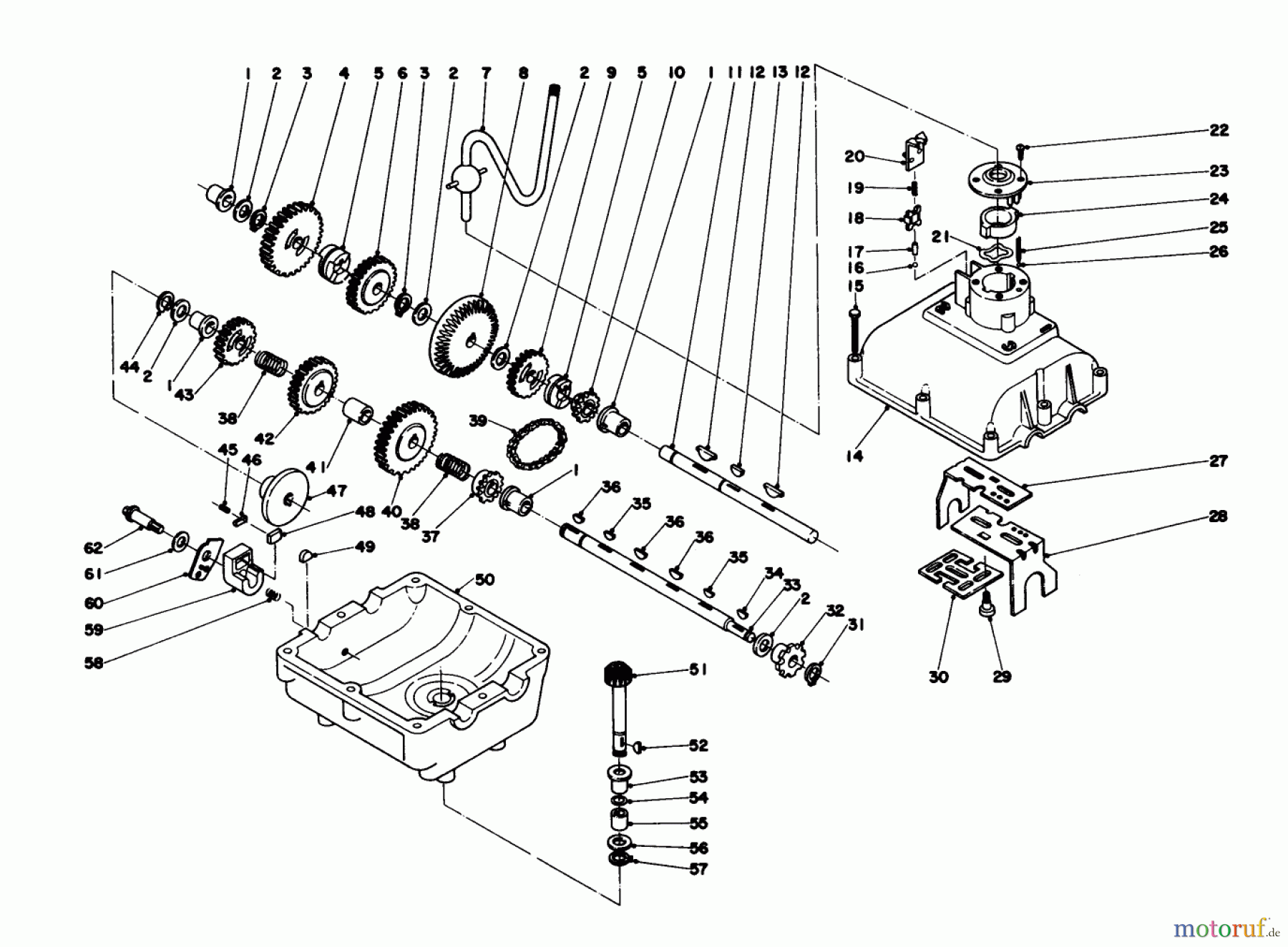 Toro Neu Mowers, Rear-Engine Rider 56044 - Toro 25