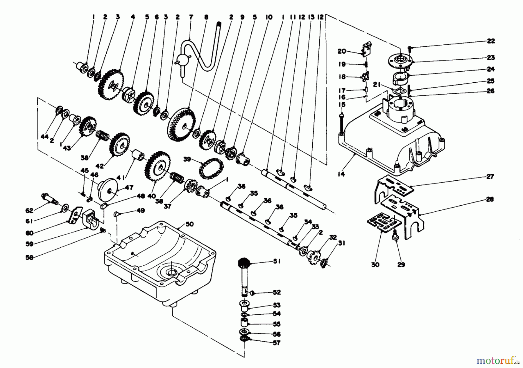 Toro Neu Mowers, Rear-Engine Rider 56044 - Toro 25