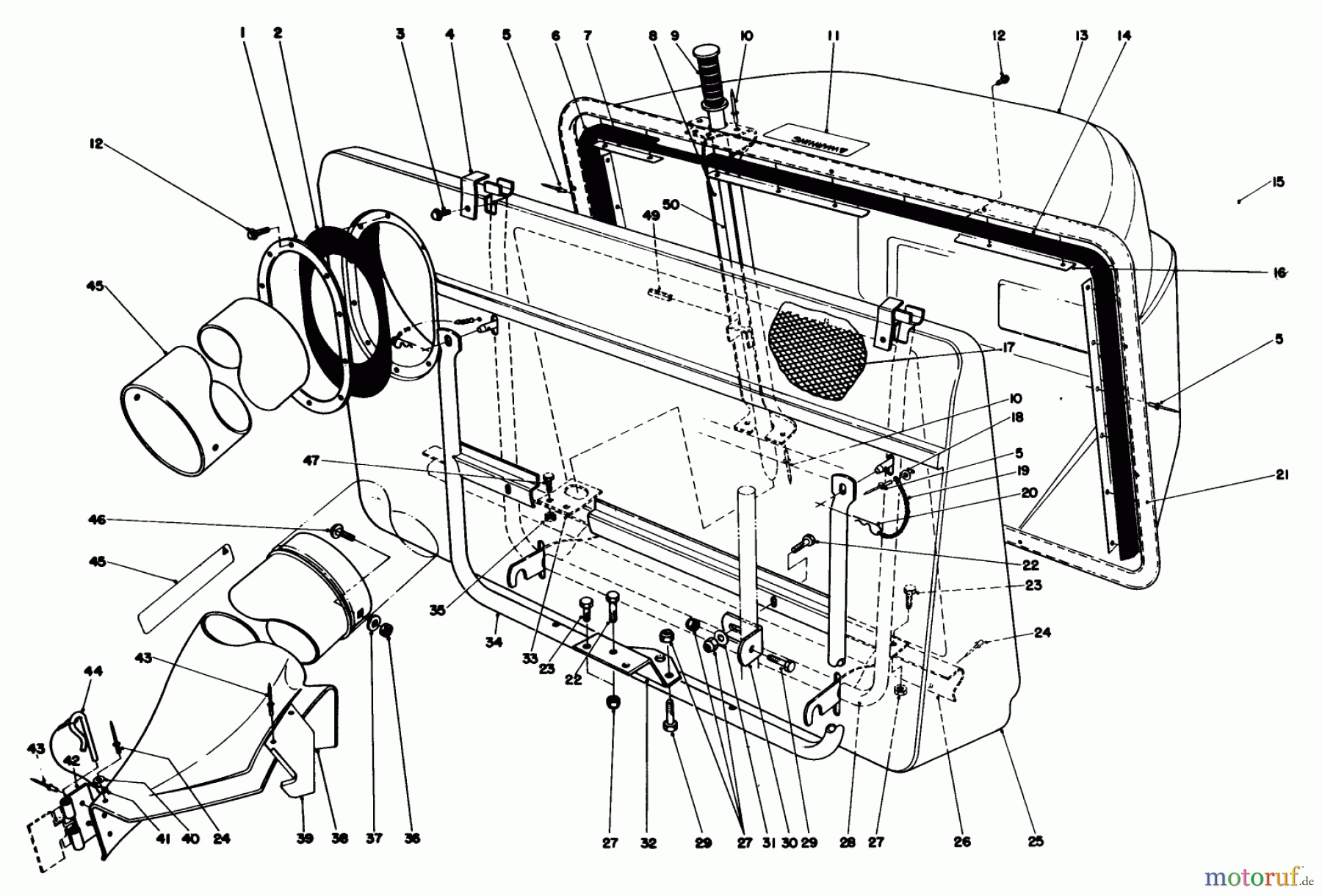  Toro Neu Mowers, Rear-Engine Rider 56145 (8-32) - Toro 8-32 Rear Engine Rider, 1984 (4000001-4999999) EASY-EMPTY GRASS CATCHER MODEL 59111 (OPTIONAL)