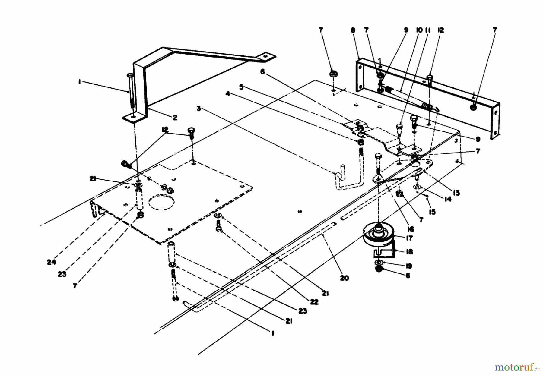 Toro Neu Mowers, Rear-Engine Rider 56175 (12-32) - Toro 12-32 Rear Engine Rider, 1988 (8000001-8999999) TRACTION ASSEMBLY