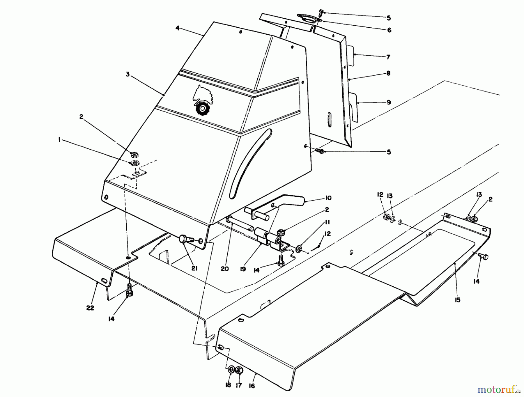 Toro Neu Mowers, Rear-Engine Rider 56177 (12-32) - Toro 12-32 Rear Engine Rider, 1991 (1000001-1999999) FRONT TOWER ASSEMBLY