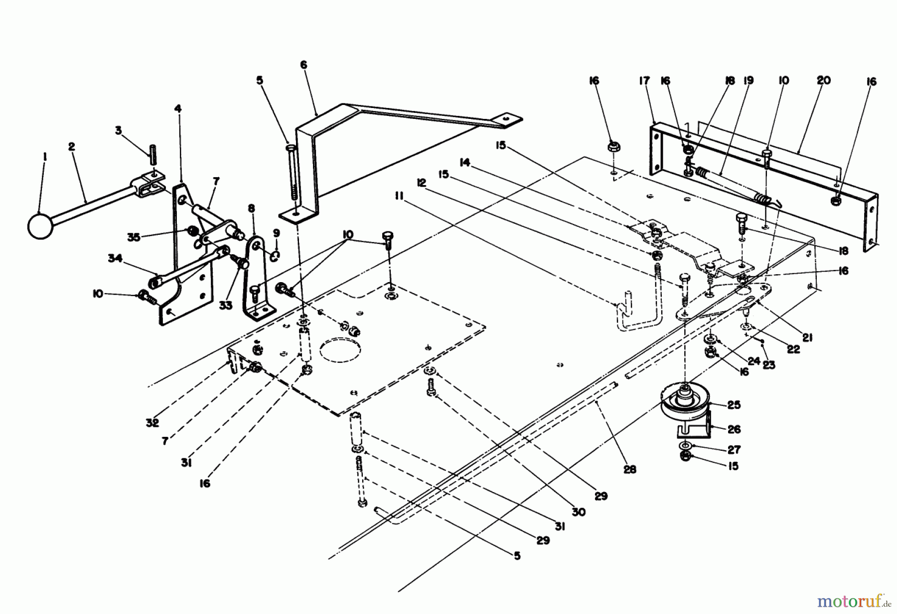 Toro Neu Mowers, Rear-Engine Rider 56177 (12-32) - Toro 12-32 Rear Engine Rider, 1991 (1000001-1999999) TRACTION ASSEMBLY