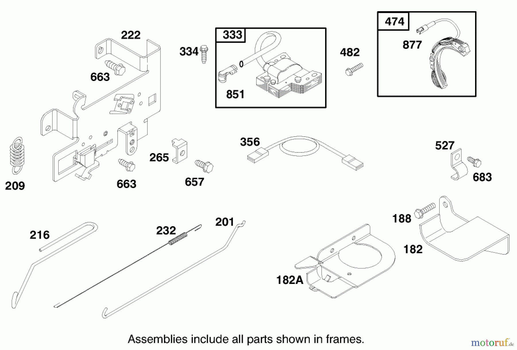 Toro Neu Mowers, Rear-Engine Rider 70089 (12-32) - Toro 12-32 Rear Engine Rider, 2000 (200000001-200999999) ENGINE BRIGGS & STRATTON MODEL 28M707-1182-E1 #6