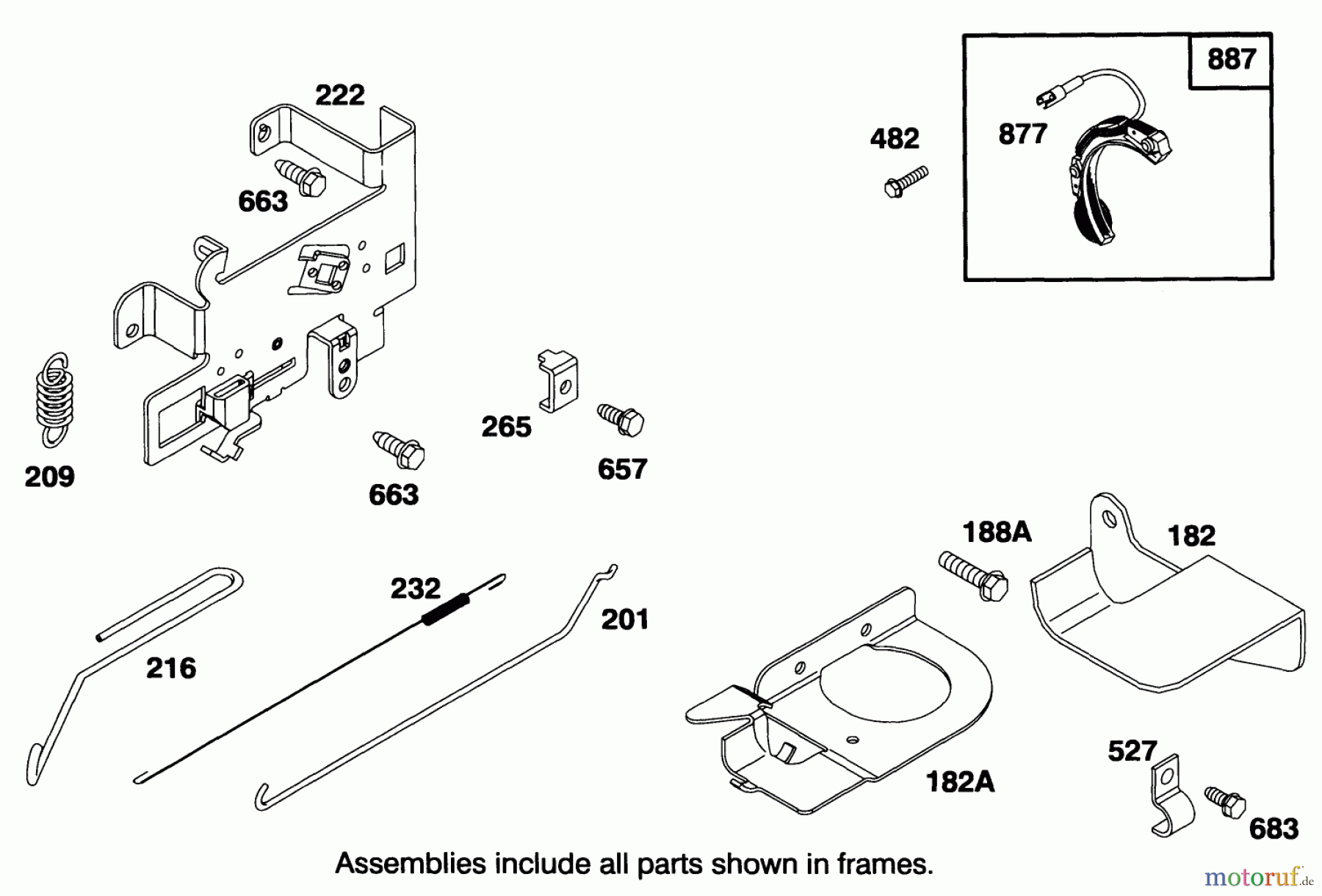  Toro Neu Mowers, Rear-Engine Rider 70141 (12-32) - Toro 12-32 Rear Engine Rider, 1994 (49000001-49999999) ENGINE BRIGGS & STRATTON MODEL 283707-0160-01 #5