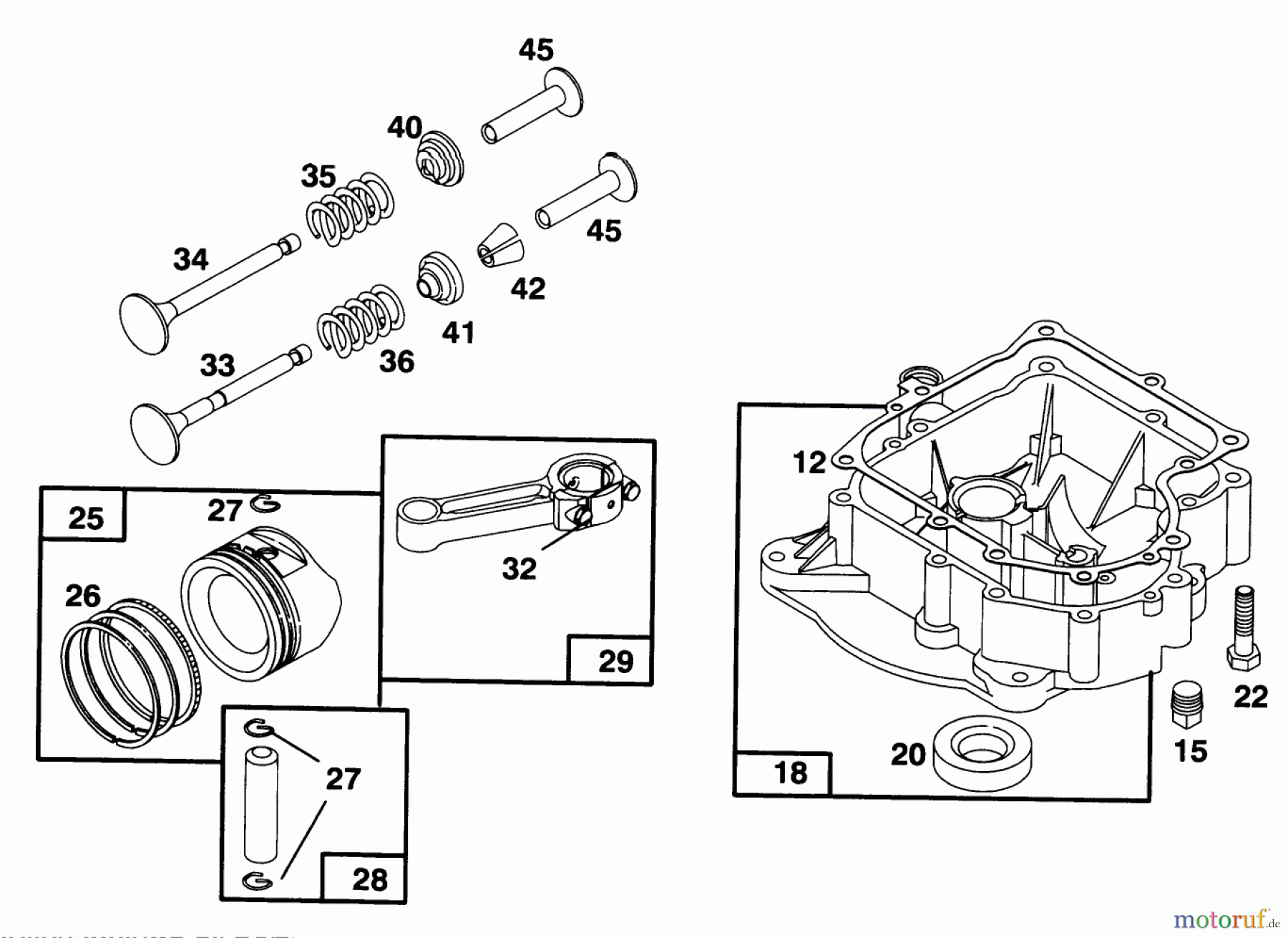 Toro Neu Mowers, Rear-Engine Rider 70131 (13-32) - Toro 13-32 Rear Engine Rider, 1997 (7900001-7999999) ENGINE BRIGGS & STRATTON MODEL 28M707-0127-01 #3