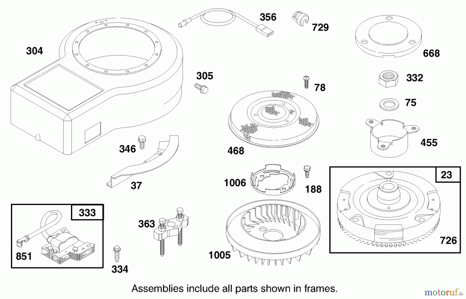  Toro Neu Mowers, Rear-Engine Rider 70142 (11-32) - Toro 11-32 Rear Engine Rider, 1997 (79000001-79999999) ENGINE BRIGGS & STRATTON MODEL 28D707-0124-01 #6